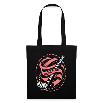 Bâton de hockey sur glace gardien de but - Sac en tissu - noir - Devant