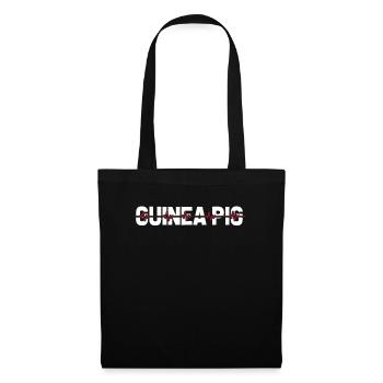 Guinea Pig Guinea Pig Ekg Heartbeat - Tote Bag - black - Front