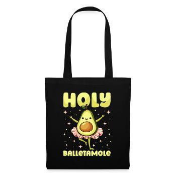 Ballet Balerina Avocat Holy Balletamole - Sac en tissu - noir - Devant