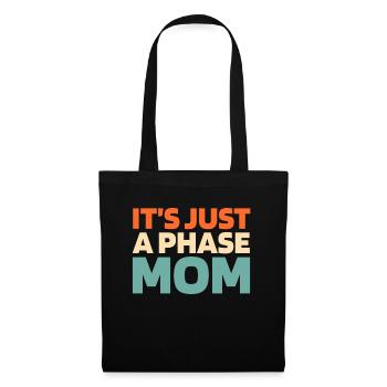 Mond Luna Just A Phase Moon - Tote Bag - black - Front