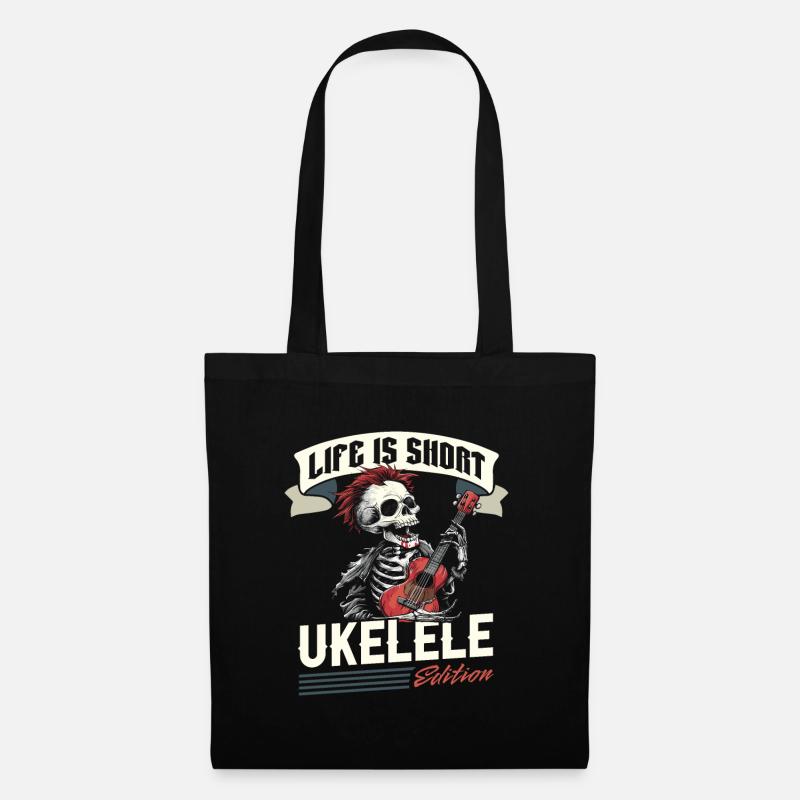Ukulele - Tote Bag - black