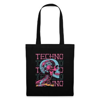 Techno Raver - Sac en tissu - noir - Devant