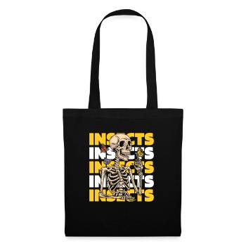 Entomologie Entomologiste Insecte - Sac en tissu - noir - Devant