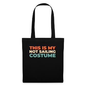 Segeln Segler Segelboot Id Rather Be Sailing - Stoffbeutel - Schwarz - Vorne