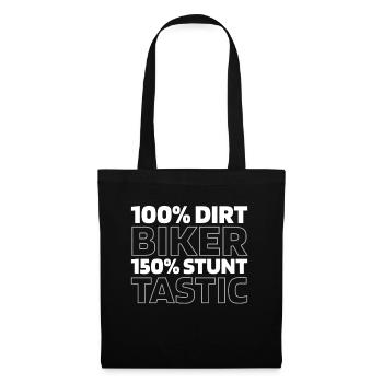 Mx Motocross Dirt Bike - Sac en tissu - noir - Devant