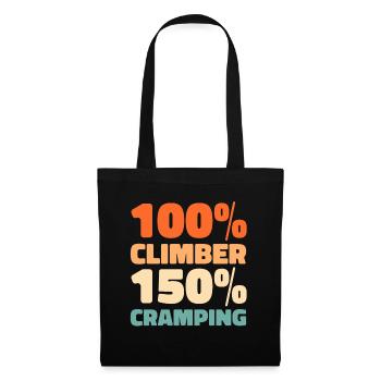 Grimpeur d’escalade - Sac en tissu - noir - Devant