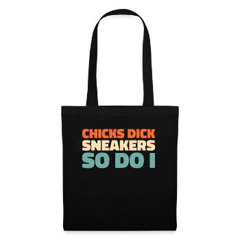 Sneakers - Stoffbeutel - Schwarz - Vorne