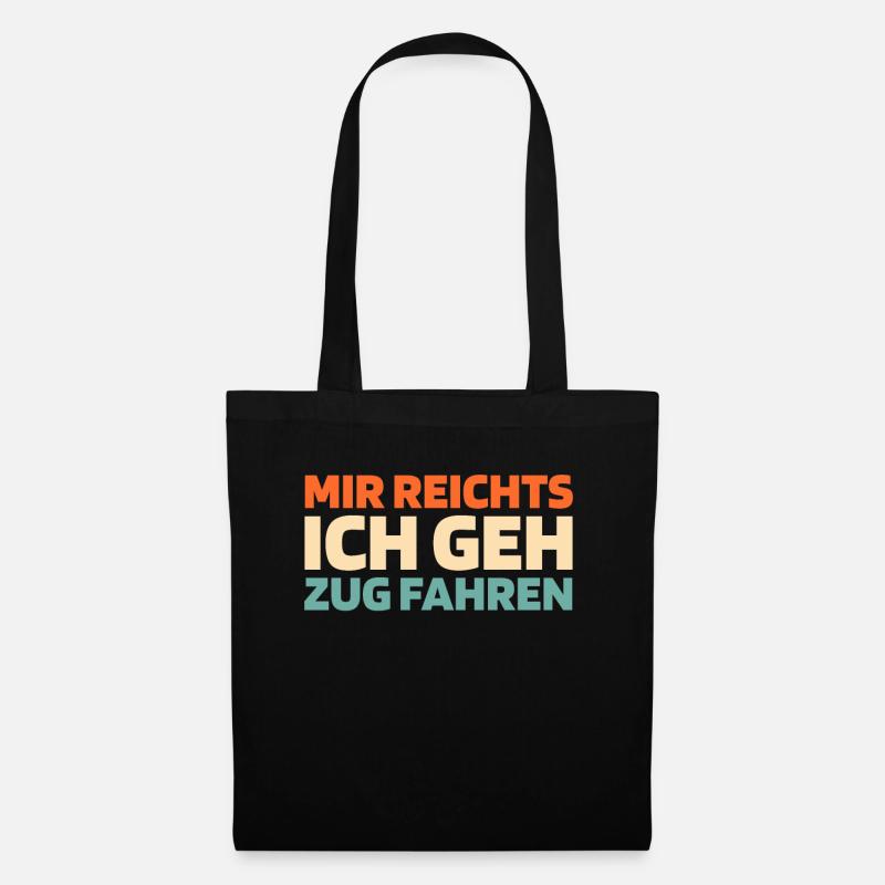 Lokführer Zugführer - Stoffbeutel - Schwarz