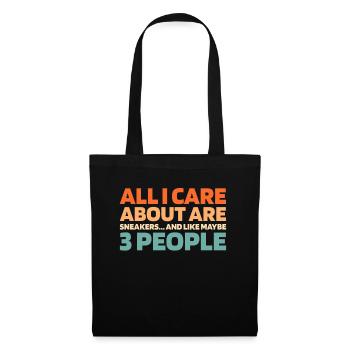 Baskets - Sac en tissu - noir - Devant