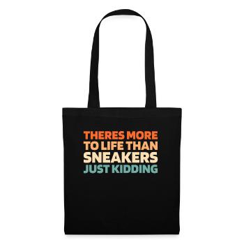 Sneakers Il y a plus à la vie - Sac en tissu - noir - Devant