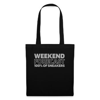 Sneakers Lancer de chaussures - Sac en tissu - noir - Devant