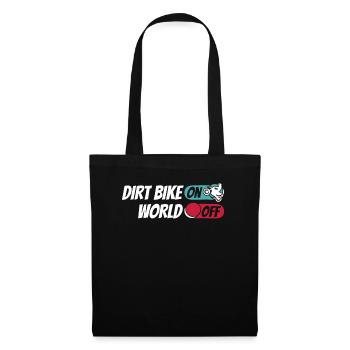 Mx Motocross Dirt Bike Dirt Bike sur World Off - Sac en tissu - noir - Devant