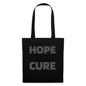 Alzheimer Hope Fight Cure Alzheimers - Tote Bag - black - Front