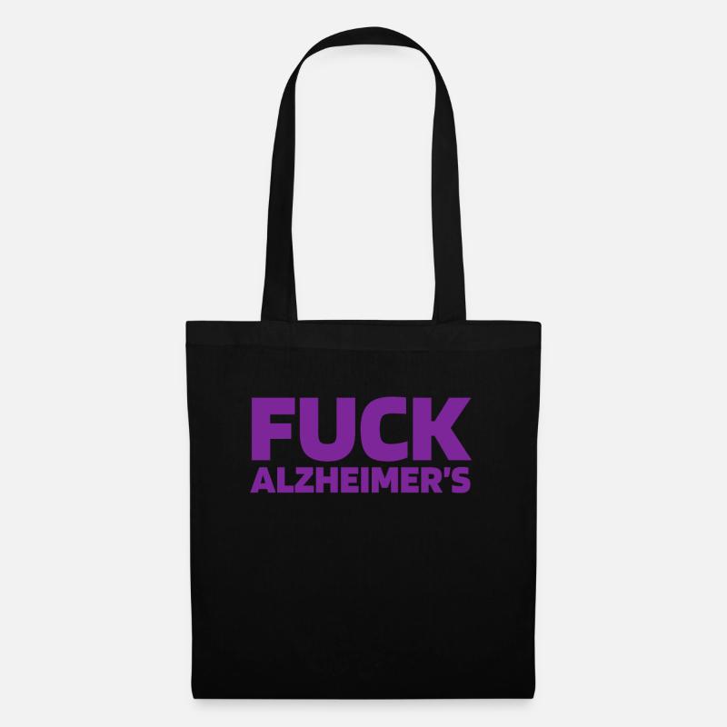 Alzheimer - Stoffbeutel - Schwarz