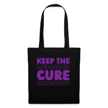 Alzheimer Soutien à la maladie d’Alzheimer - Sac en tissu - noir - Devant