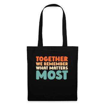 Alzheimer Soutien à la maladie d’Alzheimer - Sac en tissu - noir - Devant
