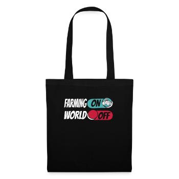 Farmer Farming On World Off - Tote Bag - black - Front