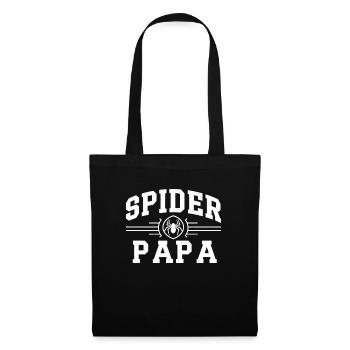 Spider Papa Araignée Cadeau Super Héros - Sac en tissu - noir - Devant