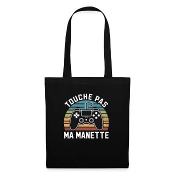 Gaming - Touche Pas Ma Controller - Gamer Gift - Tote Bag - black - Front