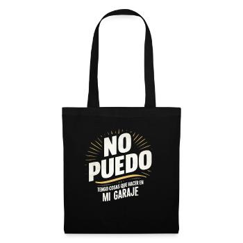 Je n’ai rien à faire dans mon garage - Sac en tissu - noir - Devant