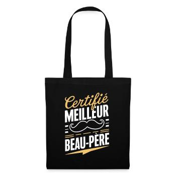 Certified Best Father-in-Law Humor Father's Day - Tote Bag - black - Front
