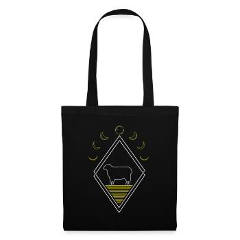 Sheep Abstract Moon Phases - Tote Bag - black - Front