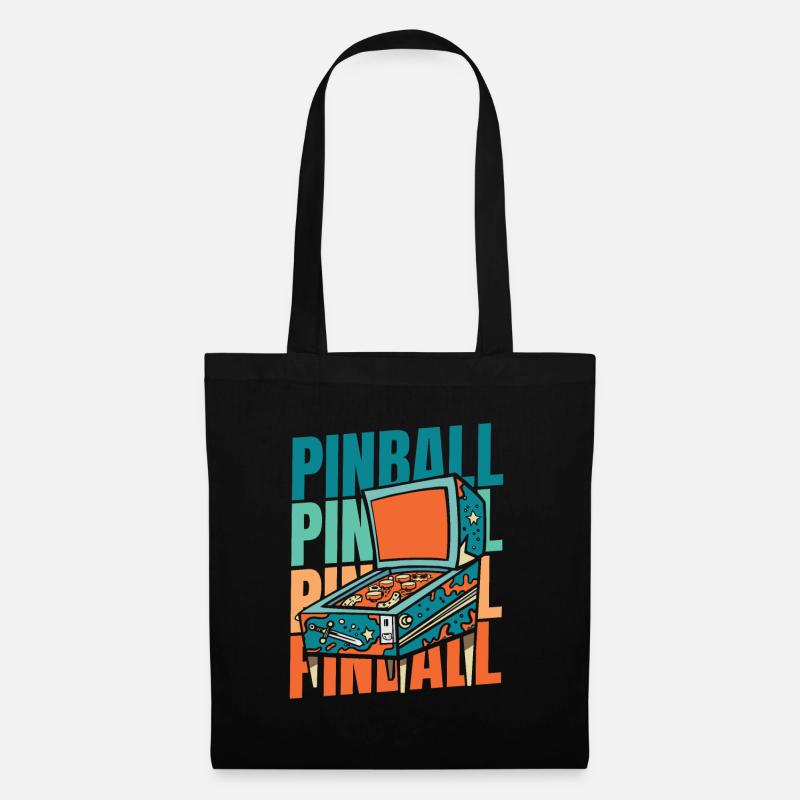 Pinball - Stoffbeutel - Schwarz