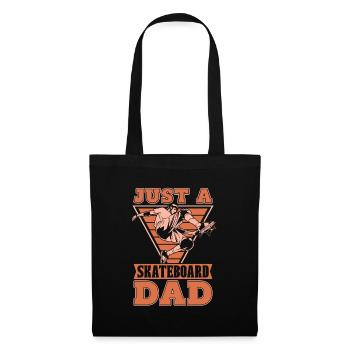 Skateboard Skater Just A Skateboard Dad - Tote Bag - black - Front