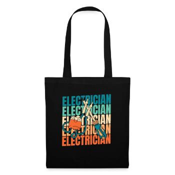 Electrician Electronics Technician - Tote Bag - black - Front
