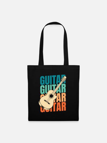 Akustikgitarre - Stoffbeutel - Schwarz