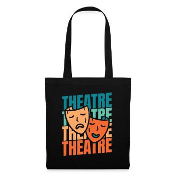 Acteurs de théâtre - Sac en tissu - noir - Devant