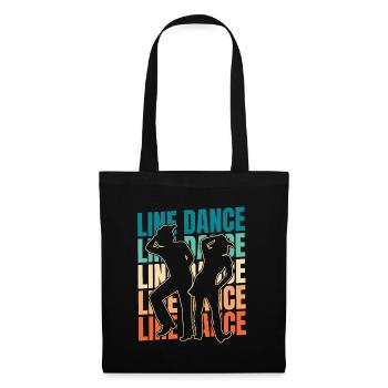 Line Dance - Tote Bag - black - Front