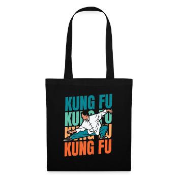 Kung-fu - Sac en tissu - noir - Devant