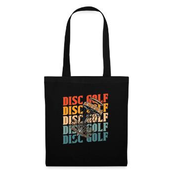 Frisbee Golf Disc Golf - Stoffbeutel - Schwarz - Vorne