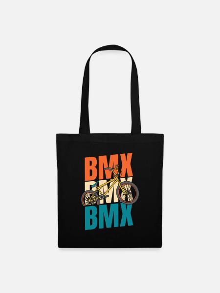 Bmx Bmx Biker - Stoffbeutel - Schwarz