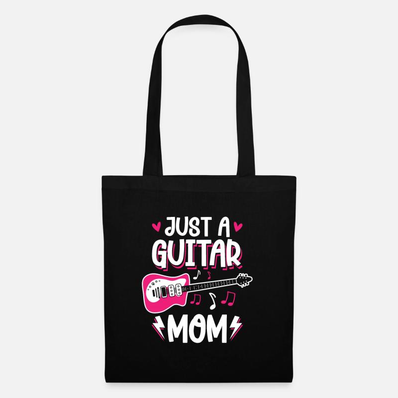 E Gitarre Elektrogitarre Mutter - Stoffbeutel - Schwarz