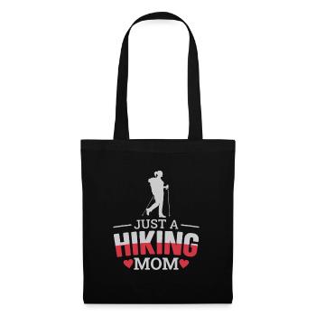 Wandern Wanderer Mutter Juste une maman randonneuse - Sac en tissu - noir - Devant