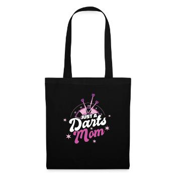 Maman joueuse de fléchettes Juste une maman de fléchettes - Sac en tissu - noir - Devant