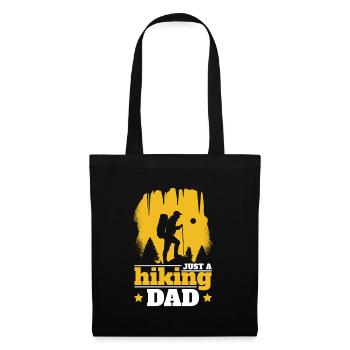 Hiking Wanderer Father Just A Hiking Dad - Tote Bag - black - Front