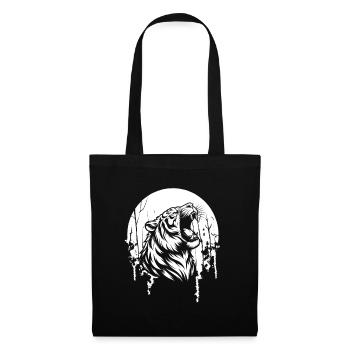 Tigre Lune Hurlant - Sac en tissu - noir - Devant