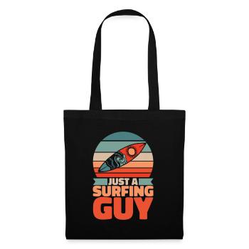 Surfer Surfen Juste un surfeur - Sac en tissu - noir - Devant