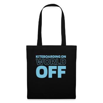 Kitesurfer Kitesurfing Kiting Kitesurfing - Tote Bag - black - Front