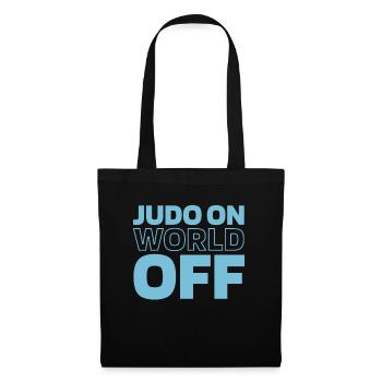 Judoka Judo sur World Off - Sac en tissu - noir - Devant