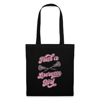 La crosse juste une fille de crosse - Sac en tissu - noir - Devant