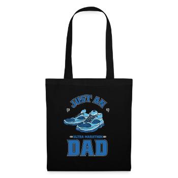 L’ultramarathon n’est qu’un papa ultra-marathonien - Sac en tissu - noir - Devant