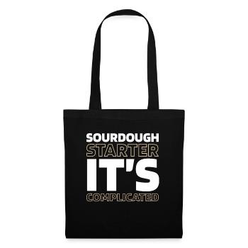 Sourdough bread - Tote Bag - black - Front