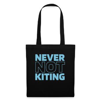 Kitesurfer Kitesurfing Kiting Kitesurfing - Tote Bag - black - Front