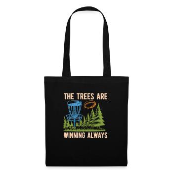Frisbee Golf Disc Golf Tree - Tote Bag - black - Front