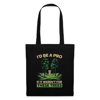 Frisbee Golf Disc Golf Tree - Tote Bag - black - Front