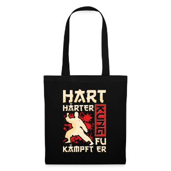 Kung-fu - Sac en tissu - noir - Devant